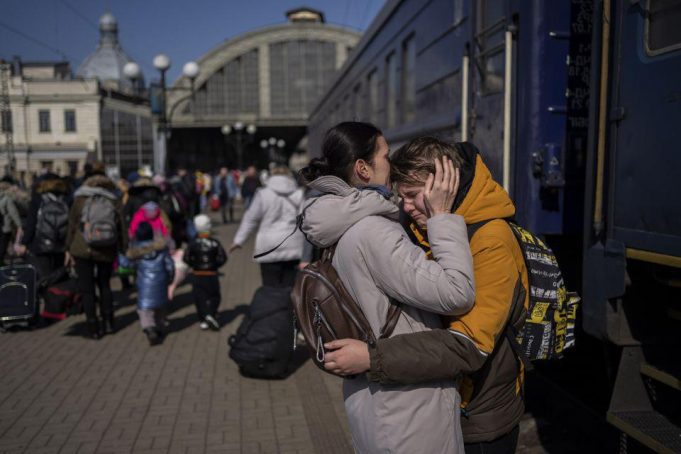 ‘No city anymore’: Mariupol survivors take train to safety.