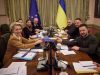 EU officials visit Kyiv as Russia strikes civilian target