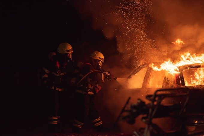 Manama Souq Fire Damages Social and Economic Fabric of Historic Market Flames and smoke rise above the cramped wooden stalls of Manama Souq as firefighters work in narrow alleys after the June 2024 blaze.