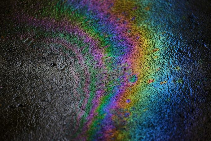 Oil slick spreads across Manila Bay waters near the Bataan coast after the Mirola 1 tanker runs aground.