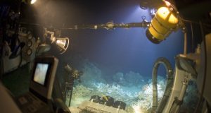 KM3NeT Detects Highest Energy Neutrino Ever Found Optical sensor modules on vertical lines anchored to the Mediterranean seafloor, waiting for a flash of blue light from a neutrino collision.