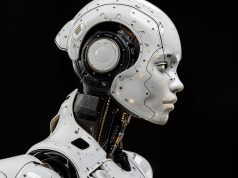Sleek humanoid robot sprints along Beijing course, limbs pumping, leaving human runners far behind on a sunny race day.