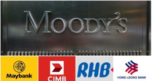 Moody’s Keeps Malaysia A3 Bank Rating on Diverse Economy Kuala Lumpur skyline at dusk with banking district towers lit, symbolizing Malaysia's resilient financial sector.