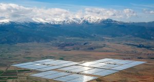 Renewable energy adoption surges globally in 2025 shift to sustainable future Photo: Andasol Solar Power Station in Guadix, Spain - illustrating article 'Renewable energy'