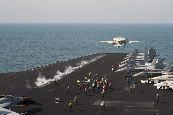 U S Aircraft Carrier In Persian Gulf U S Aircraft Carrier In Persian Gulf