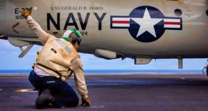 DoW: DOW-UAP-D5, Mission Report, Arabian Gulf, 2020 U S Navy Aircraft Carrier Flight Deck