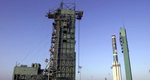 Vandenberg Afb Launch Pad With Rocket
