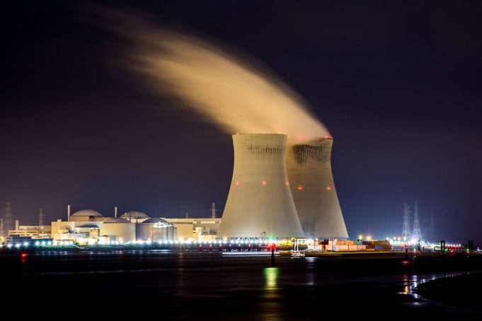 IAEA inspectors examine damage to Unit 6 of the Zaporizhzhia Nuclear Power Plant after a drone strike on April 7.