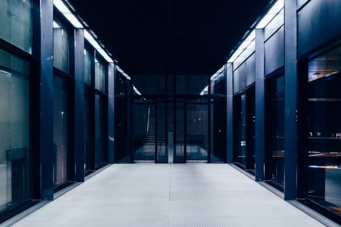 Nvidia GPU chips installed in a data center server rack powering artificial intelligence workloads